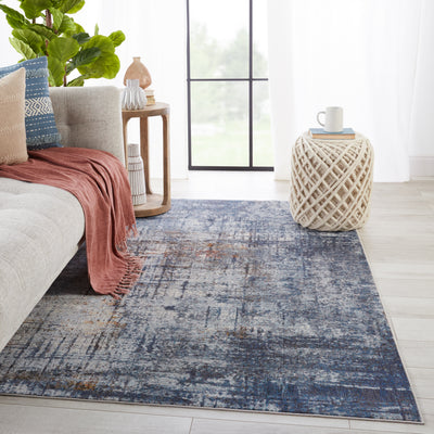 product image for Donati Abstract Rug in Blue & Orange by Jaipur Living 88