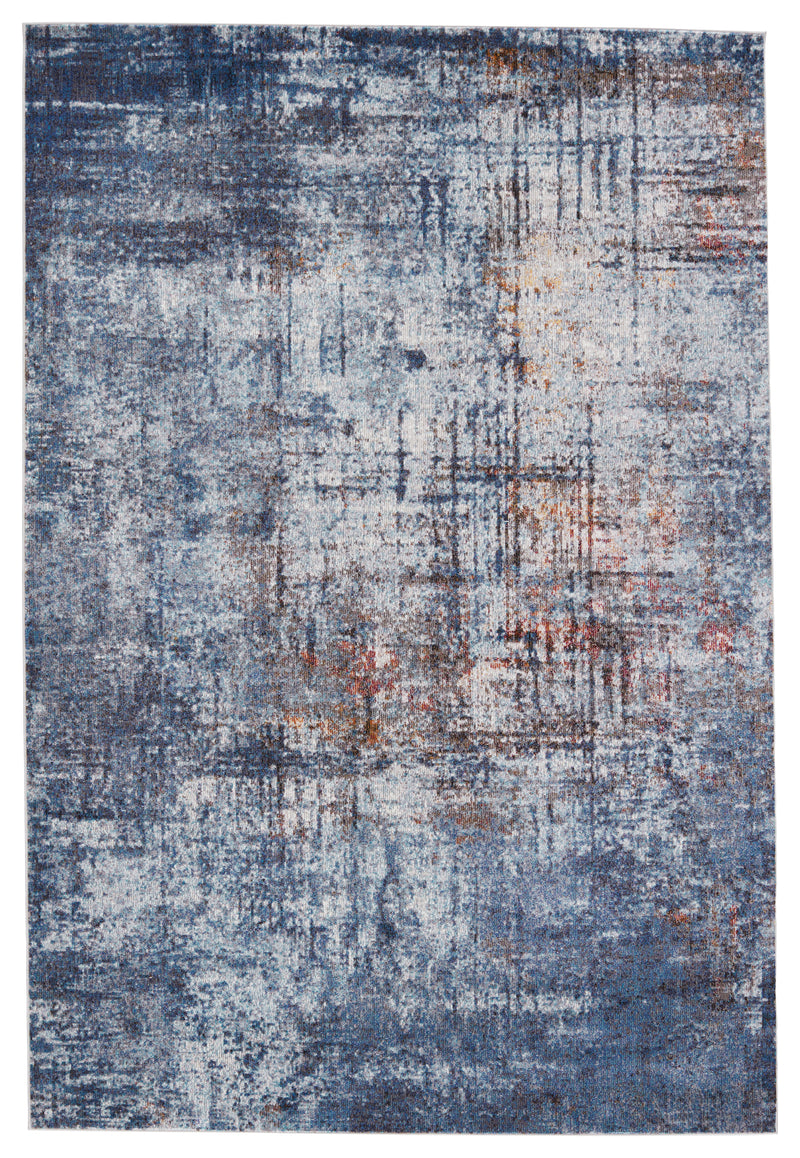media image for Donati Abstract Rug in Blue & Orange by Jaipur Living 20