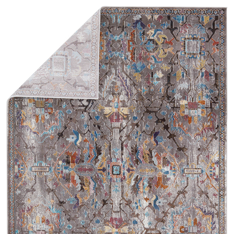 media image for Namid Trellis Rug in Gray & Multicolor by Jaipur Living 216