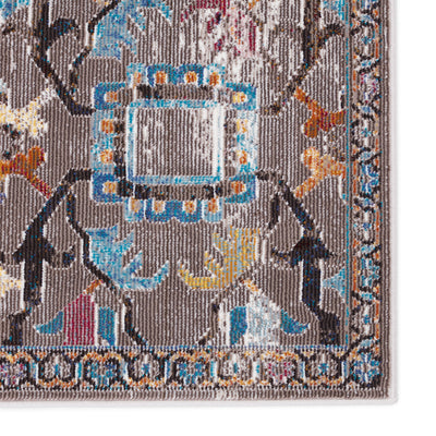 product image for Namid Trellis Rug in Gray & Multicolor by Jaipur Living 79
