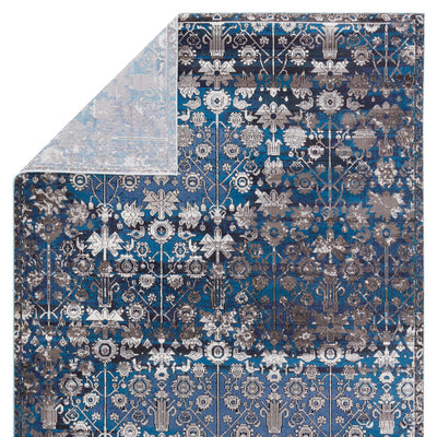 product image for Izar Trellis Rug in Blue & White by Jaipur Living 18