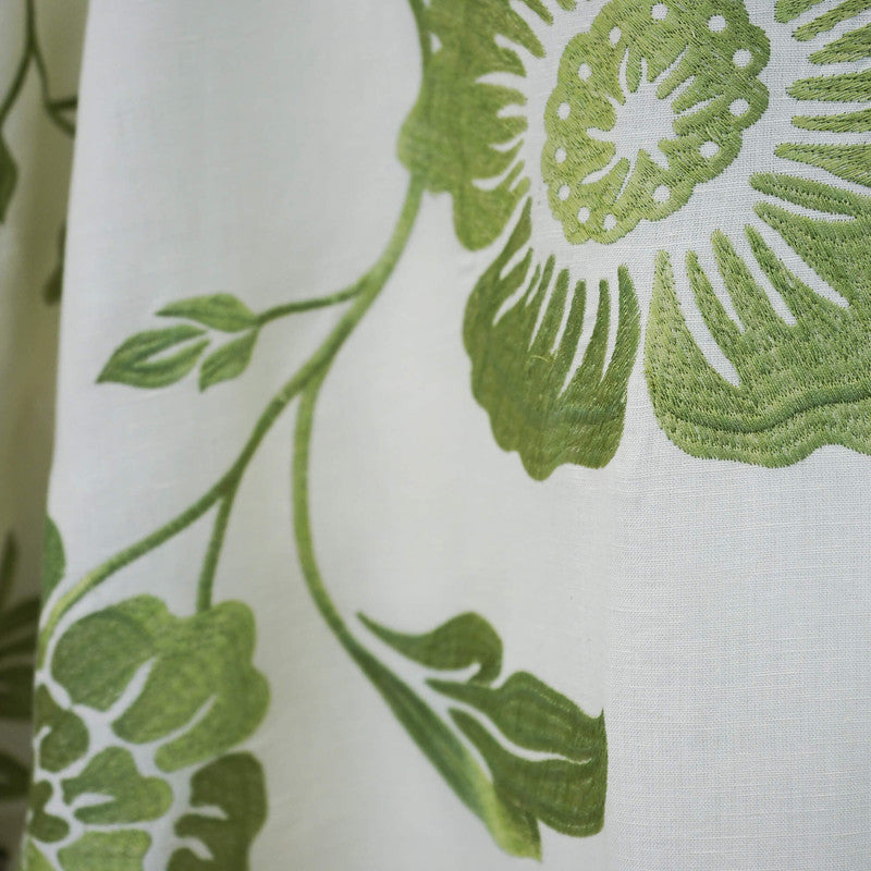 media image for Botanical Fabric in Crisp Apple Green 255