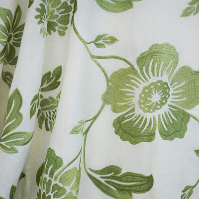 product image for Botanical Fabric in Crisp Apple Green 23