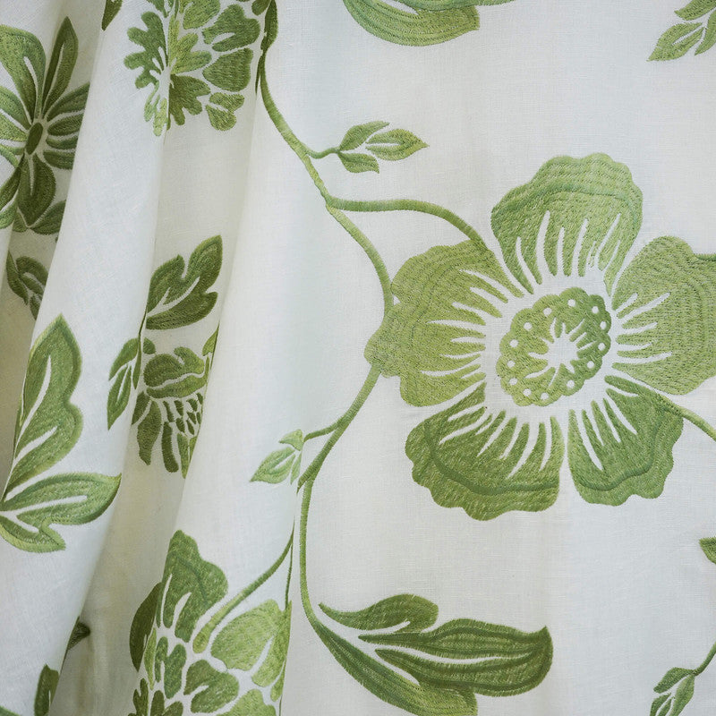 media image for Botanical Fabric in Crisp Apple Green 215