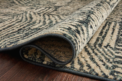 product image for Bowery Rug in Midnight / Taupe by Loloi II 11