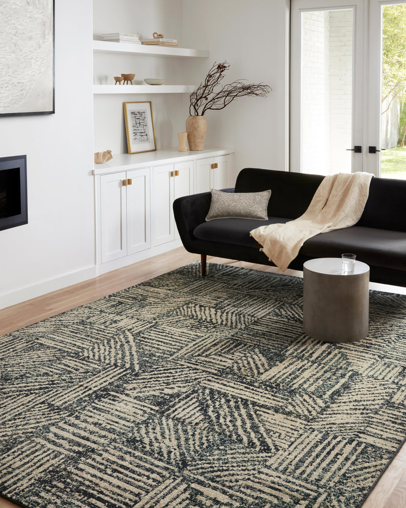 media image for Bowery Rug in Midnight / Taupe by Loloi II 225