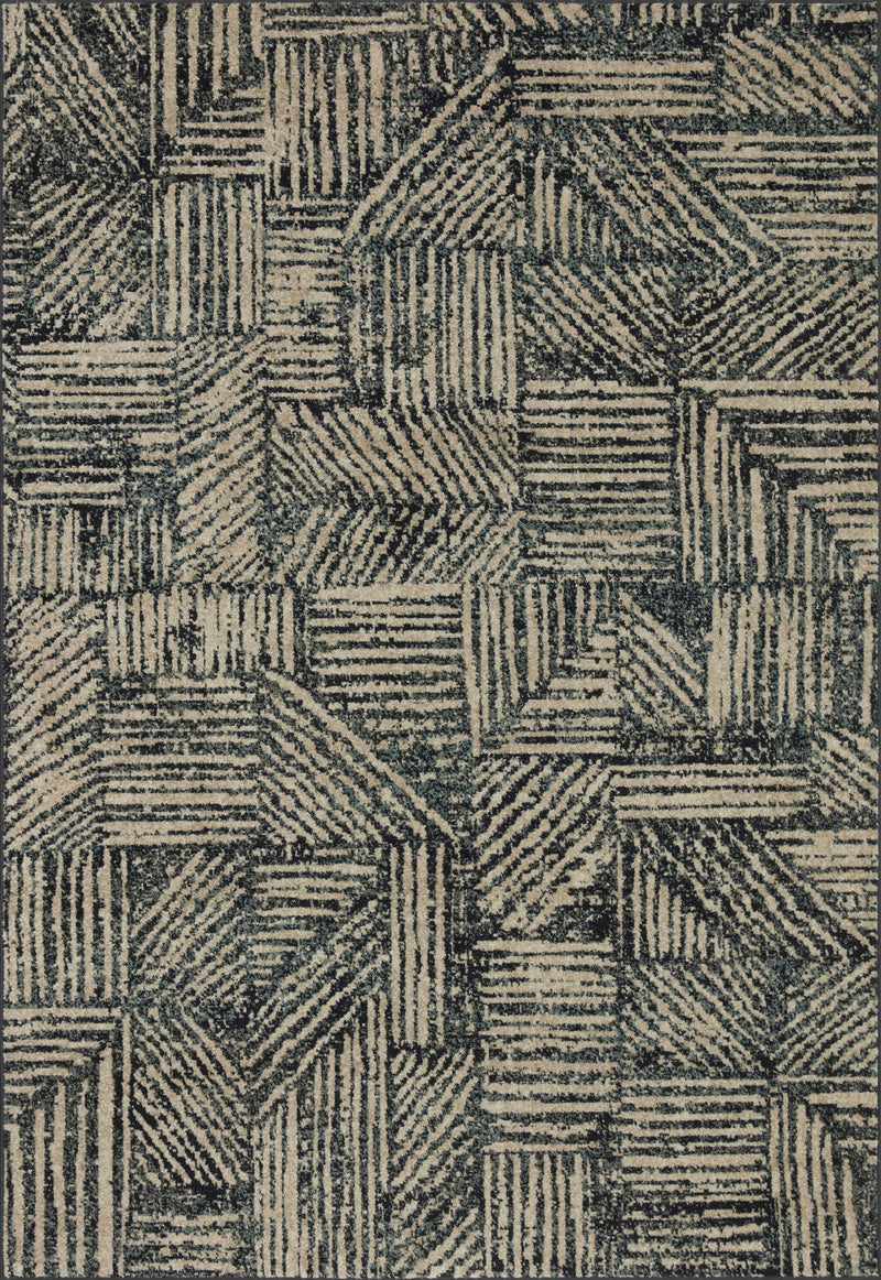 media image for Bowery Rug in Midnight / Taupe by Loloi II 210