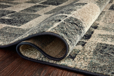 product image for Bowery Rug in Storm / Sand by Loloi II 17