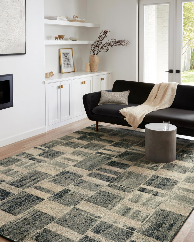 media image for Bowery Rug in Storm / Sand by Loloi II 220
