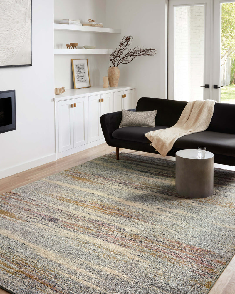 media image for Bowery Rug in Pebble / Multi by Loloi II 257