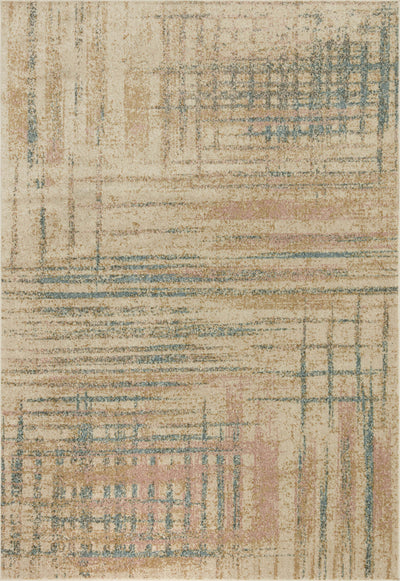 product image for Bowery Rug in Beige / Multi by Loloi II 4