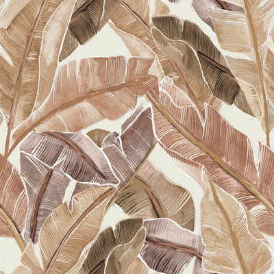 product image of Bahama Palm Peel & Stick Wallpaper in Russet 555