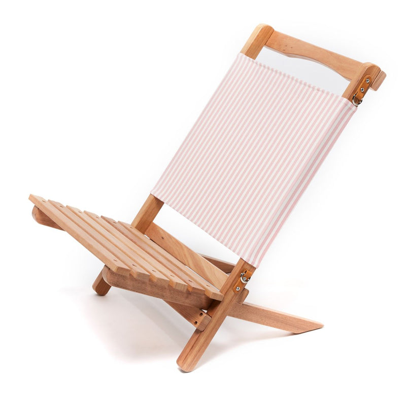 media image for laurens pink stripe 2 piece chair by business pleasure co bpc 2 lau pnk 1 220