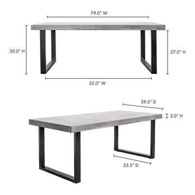 product image for Jedrik Outdoor Dining Table Large 12 23