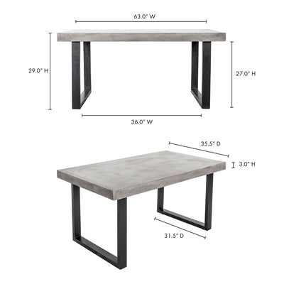 product image for Jedrik Outdoor Dining Table Small 9 76