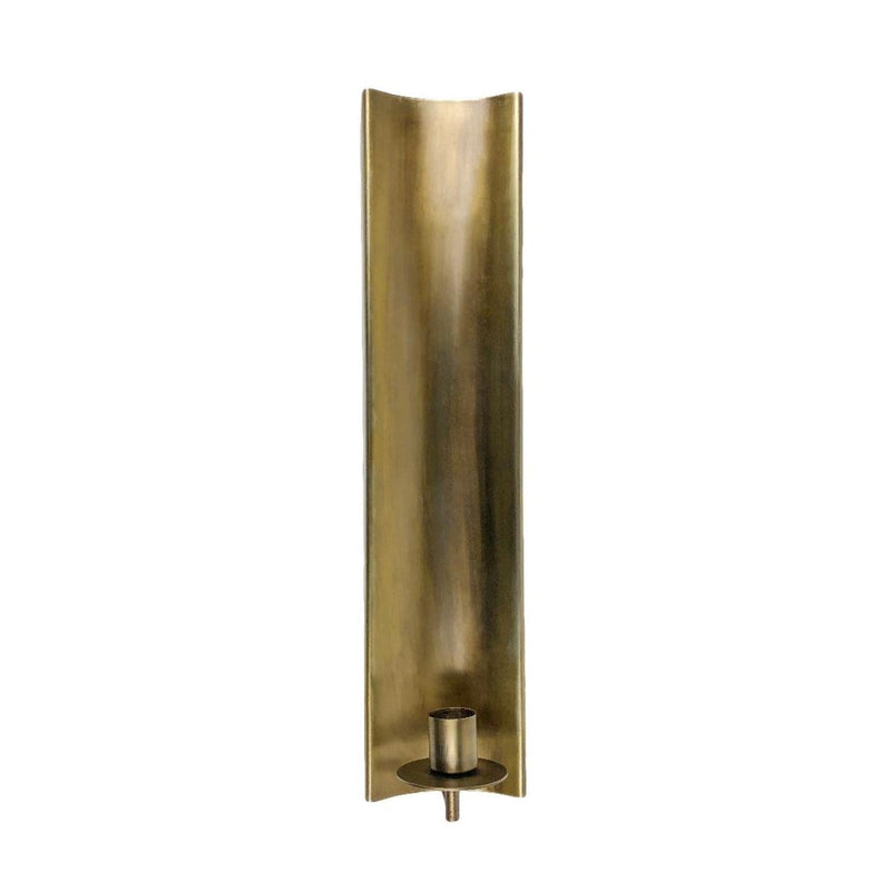 media image for Brass Plated Channel Wall Sconce 26