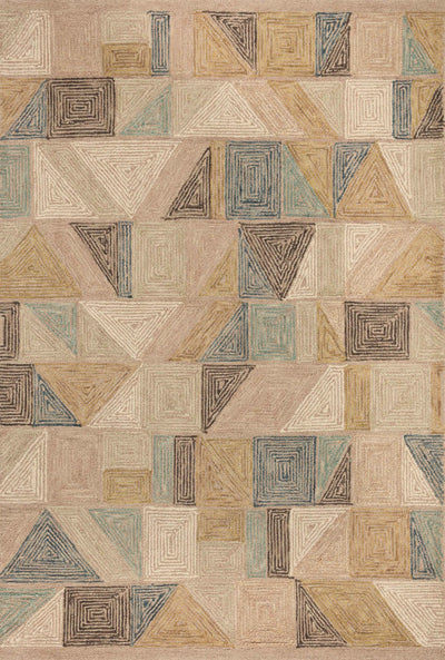 product image for Berkeley Hooked Apricot / Multi Rug 68