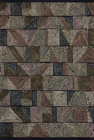 product image for berkeley hooked black multi rug by justina blakeney brklbrk 03blml160s 1 14