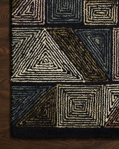 product image for berkeley hooked black multi rug by justina blakeney brklbrk 03blml160s 2 51