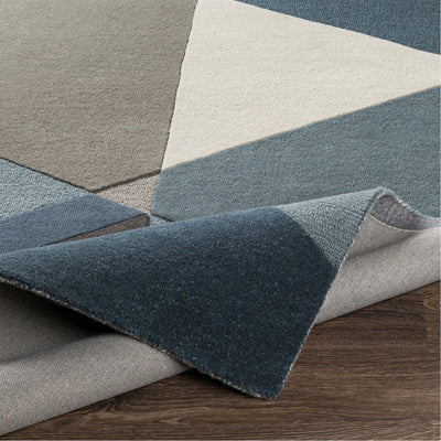 product image for Brooklyn BRO-2306 Hand Tufted Rug in Khaki & Bright Blue by Surya 89
