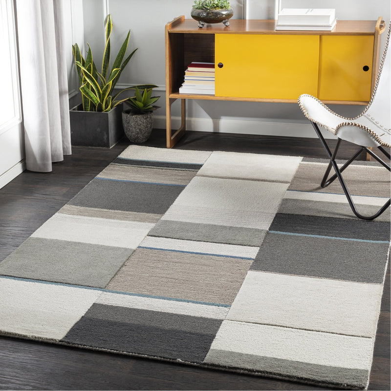 media image for Brooklyn BRO-2309 Hand Tufted Rug in Khaki & Taupe by Surya 22