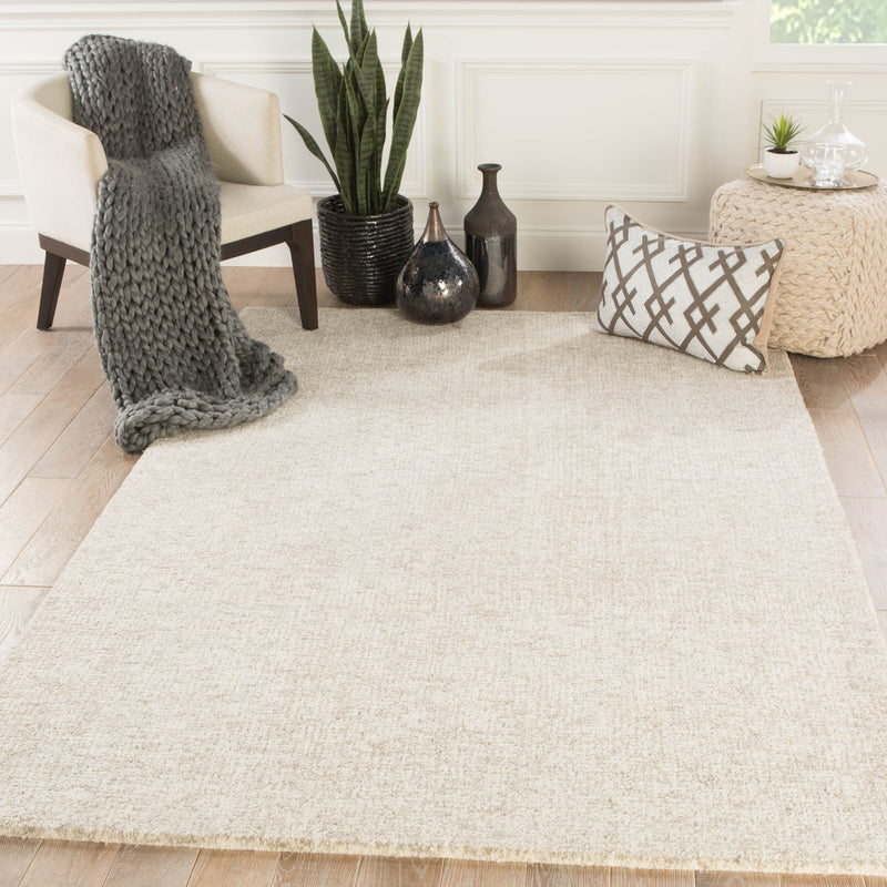 media image for Oland Solid Rug in Feather Gray & White Alyssum design by Jaipur Living 210