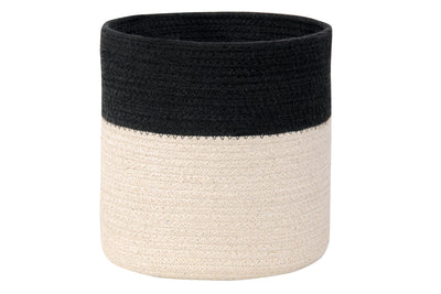 product image for basket dual in black natural design by lorena canals 1 2