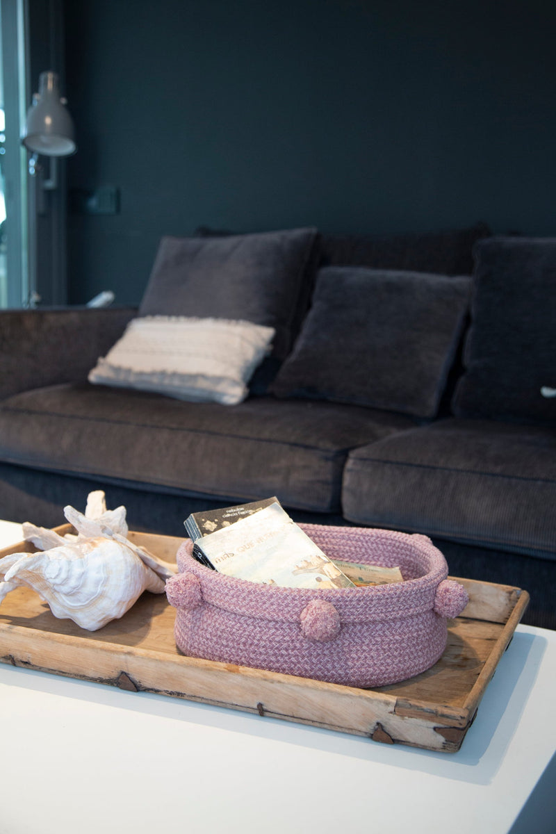 media image for basket tray in ash rose design by lorena canals 5 271