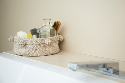 product image for basket tray in ash rose design by lorena canals 23 27