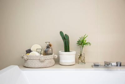 product image for basket tray in ash rose design by lorena canals 24 96
