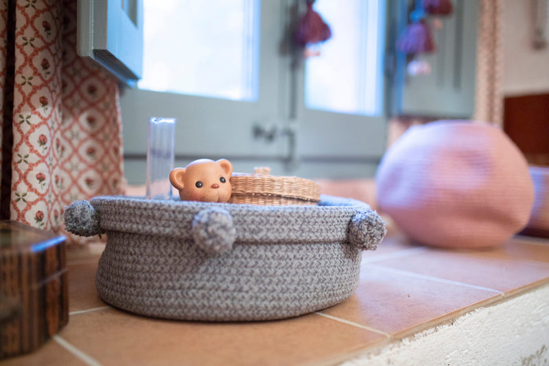 media image for basket tray in ash rose design by lorena canals 37 281