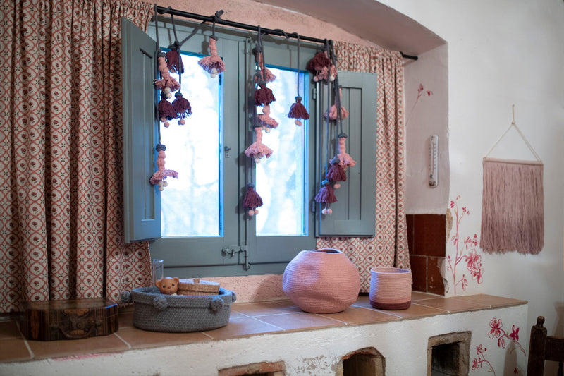 media image for basket tray in ash rose design by lorena canals 38 221