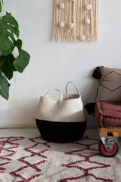 product image for zoco basket in ash rose natural design by lorena canals 16 41