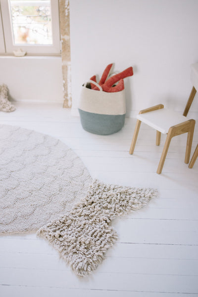 product image for zoco basket in ash rose natural design by lorena canals 26 15