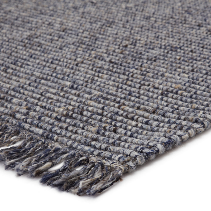 media image for Caraway Handmade Solid Rug in Blue & Gray 243