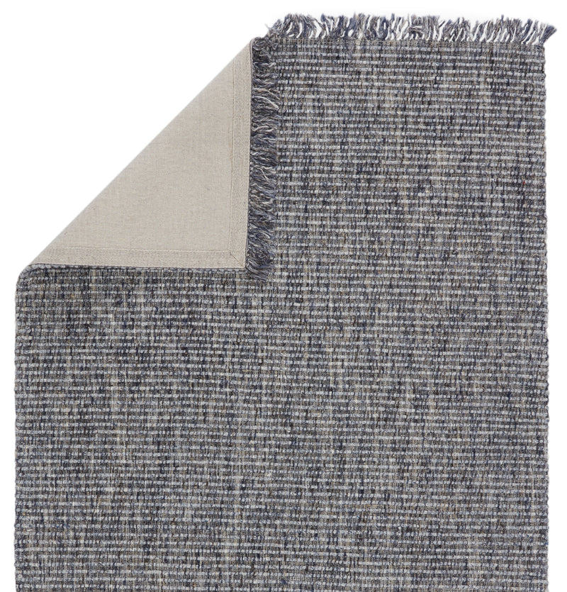 media image for Caraway Handmade Solid Rug in Blue & Gray 286