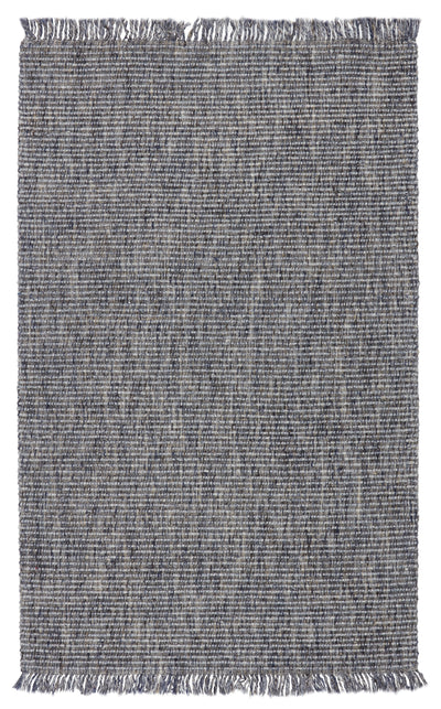 product image for Caraway Handmade Solid Rug in Blue & Gray 21