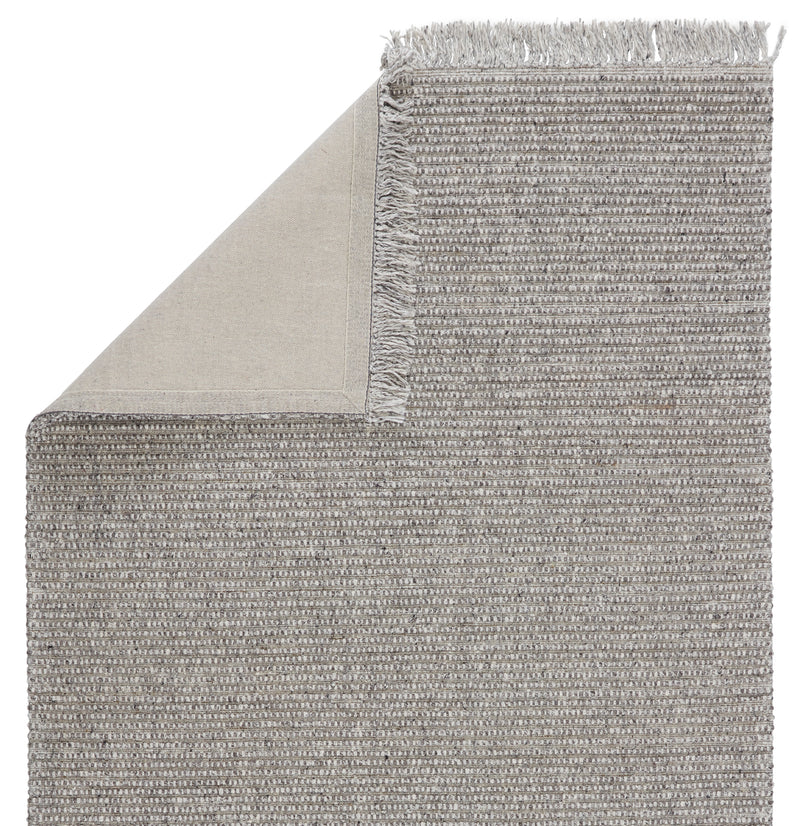 media image for Caraway Handmade Solid Rug in Gray & Cream 295
