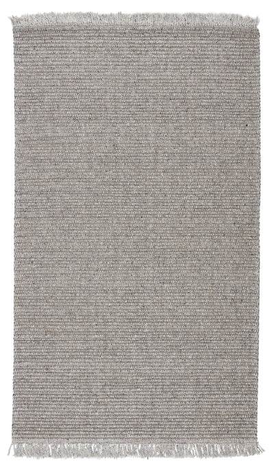product image for Caraway Handmade Solid Rug in Gray & Cream 90