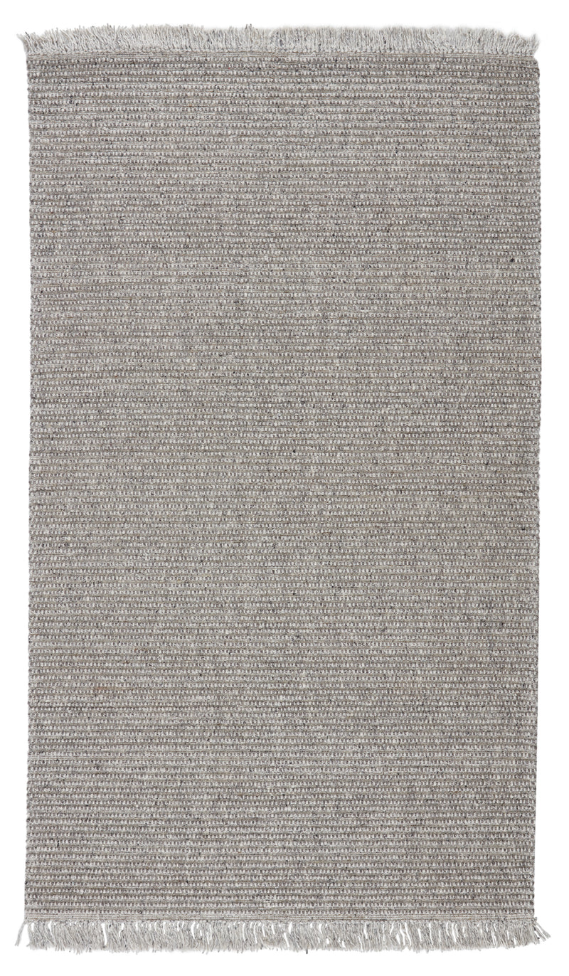media image for Caraway Handmade Solid Rug in Gray & Cream 230