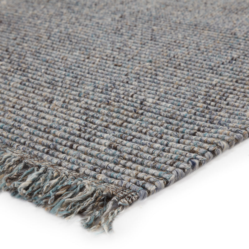 media image for Caraway Handmade Solid Rug in Gray & Blue 255