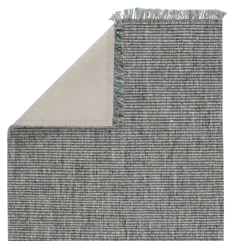 media image for Caraway Handmade Solid Rug in Gray & Blue 229