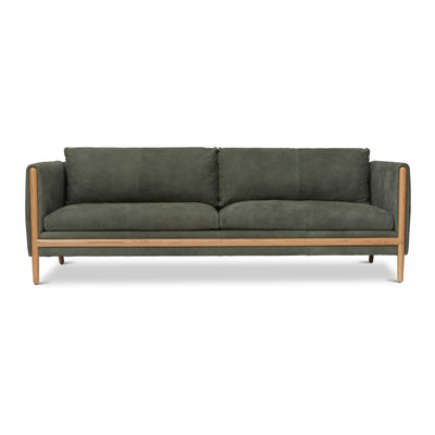 product image for Bungalow Leather Sofa in Verde 80
