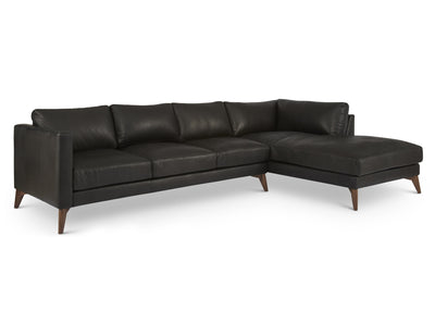 product image of Burbank Arm Right Sectional in Black 53