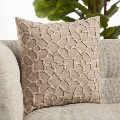 product image for Espanola Trellis Pillow in Gray 3