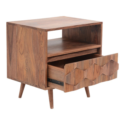 product image for O2 Nightstand Brown 5 72