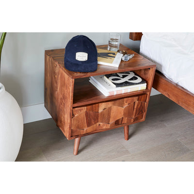 product image for O2 Nightstand Brown 17 5