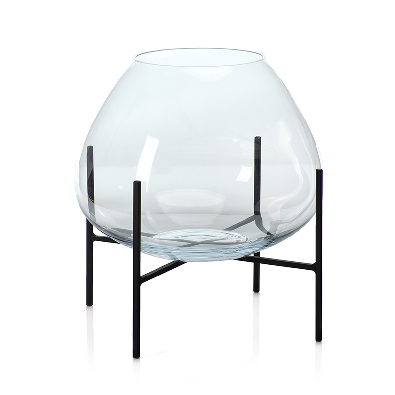 media image for Bali Terrarium Blown Glass on Stand by Panorama City 23