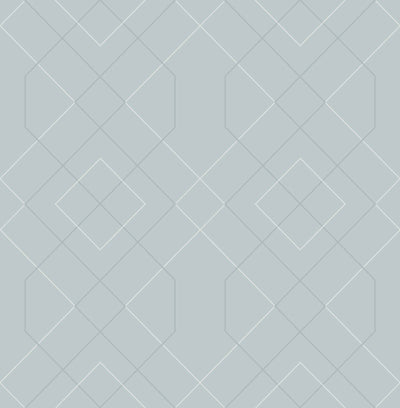product image of Ballard Geometric Wallpaper in Light Blue from the Scott Living Collection by Brewster Home Fashions 585