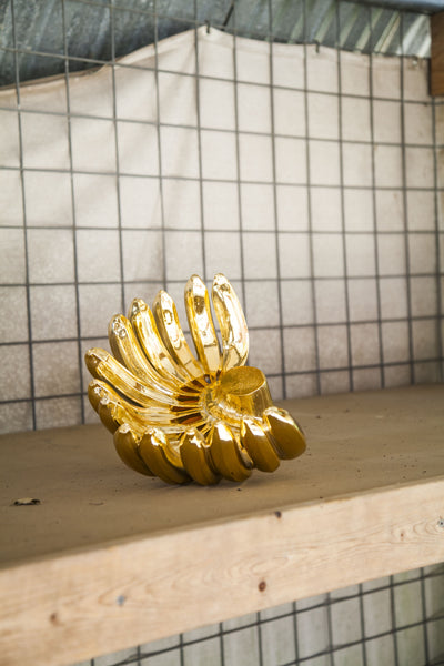 product image for Reality Banana Bowl in Gold design by Areaware 0